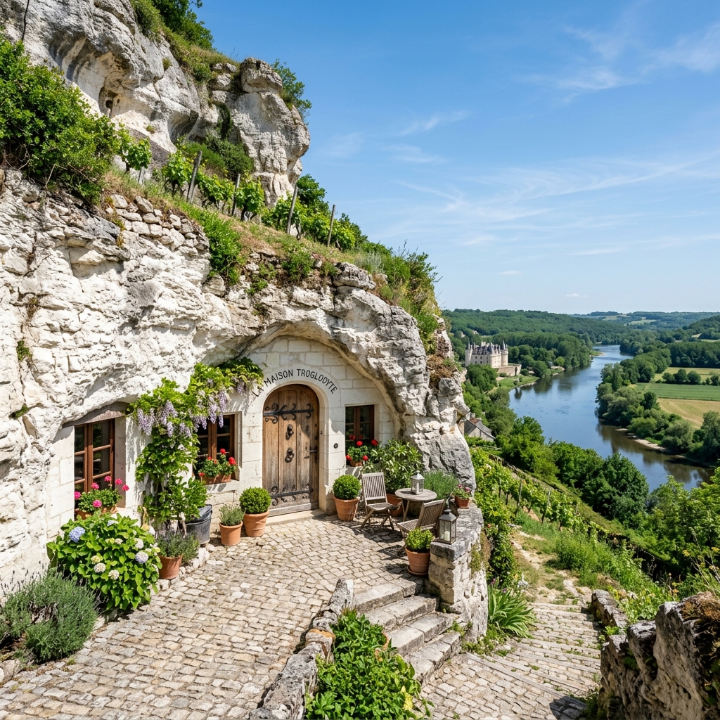 Village troglodyte Val de Loire